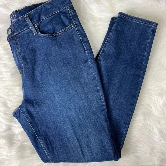 NYDJ Not Your Daughter Jeans Womens Denim Dark Wash Skinny Jeans Size 10 - Picture 3 of 5